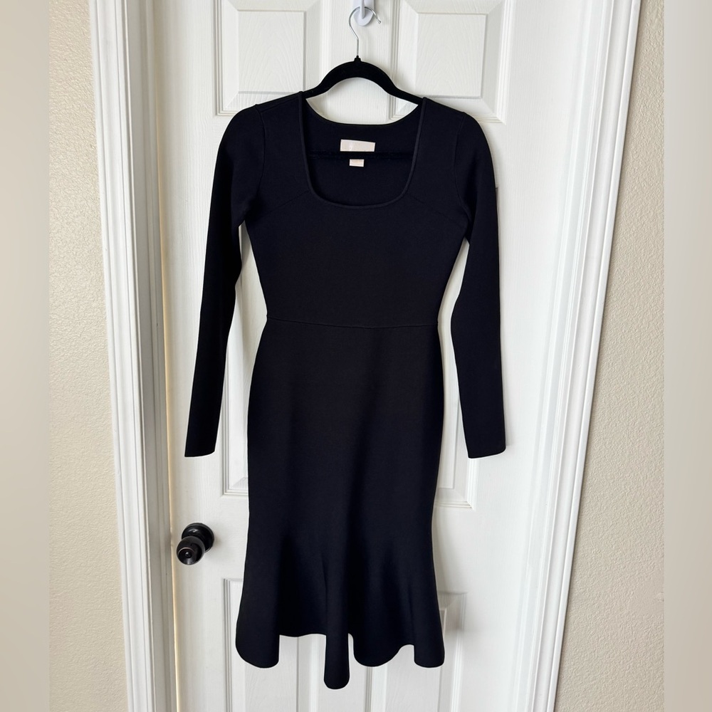 Rachel Parcell Classic Black Long Sleeve Dress
